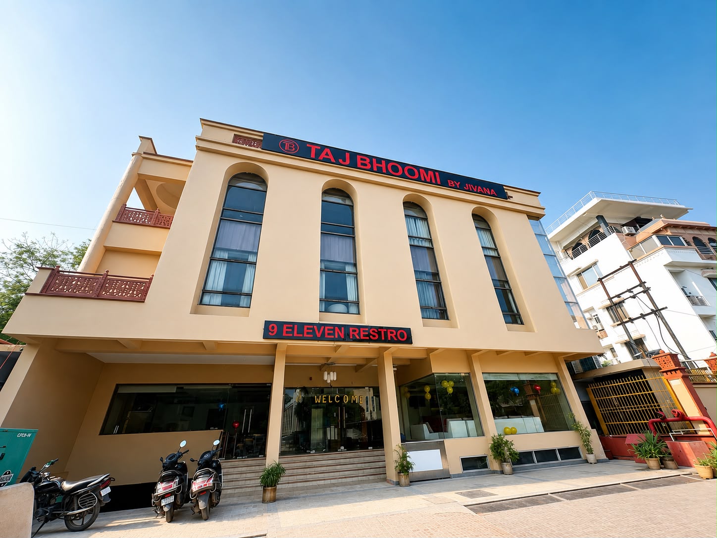 The Taj Bhoomi by Jivana building on Taj East Gate Road, Agra